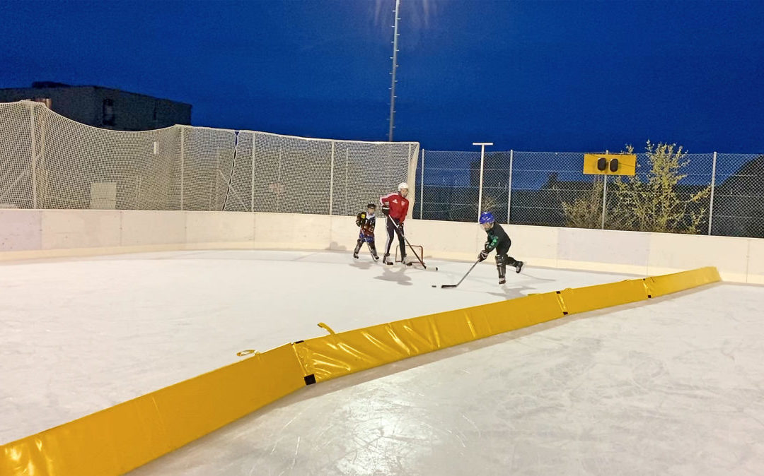 Eisbahn ist ein fester Bestandteil von Kerzers