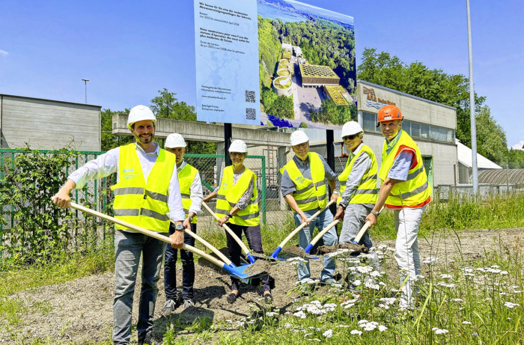 Die Baustelle für die neue ARA ist eröffnet