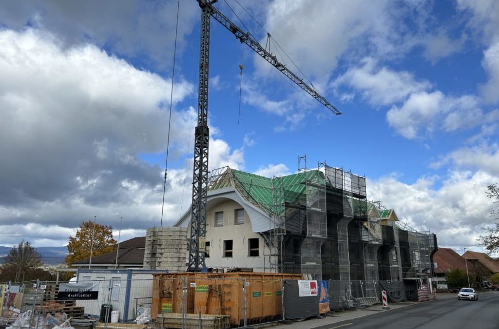 Das Bauprojekt «Gesundheitshaus Kerzers» ist gut unterwegs