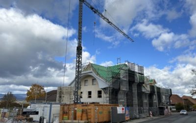 Das Bauprojekt «Gesundheitshaus Kerzers» ist gut unterwegs