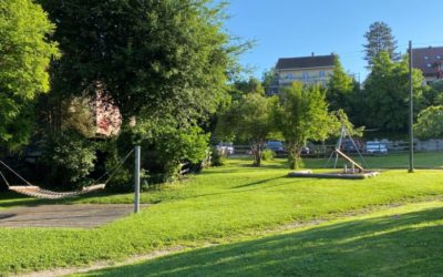 Ein neuer Spielplatz für alle beim Schulhaus