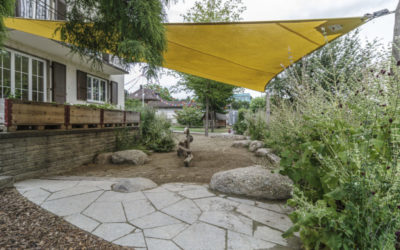Ein neuer, fantasievoller Garten für die Kita Sandkasten